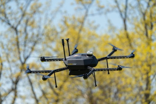 Detail lovce dronů Eagle.One verze Mark IV